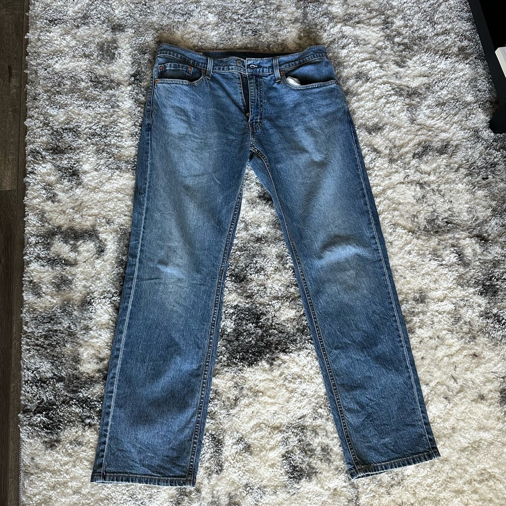 Levi's 559 Blue Straight Jeans 33x33